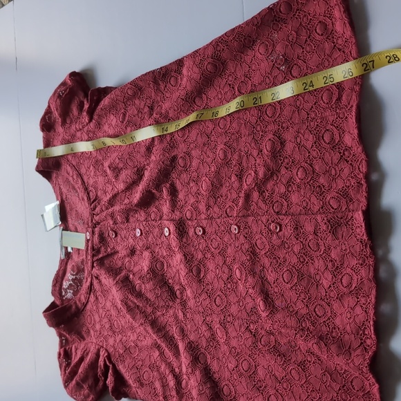 VanHeusen Studio Women's Lace Shirt - Picture 7 of 10